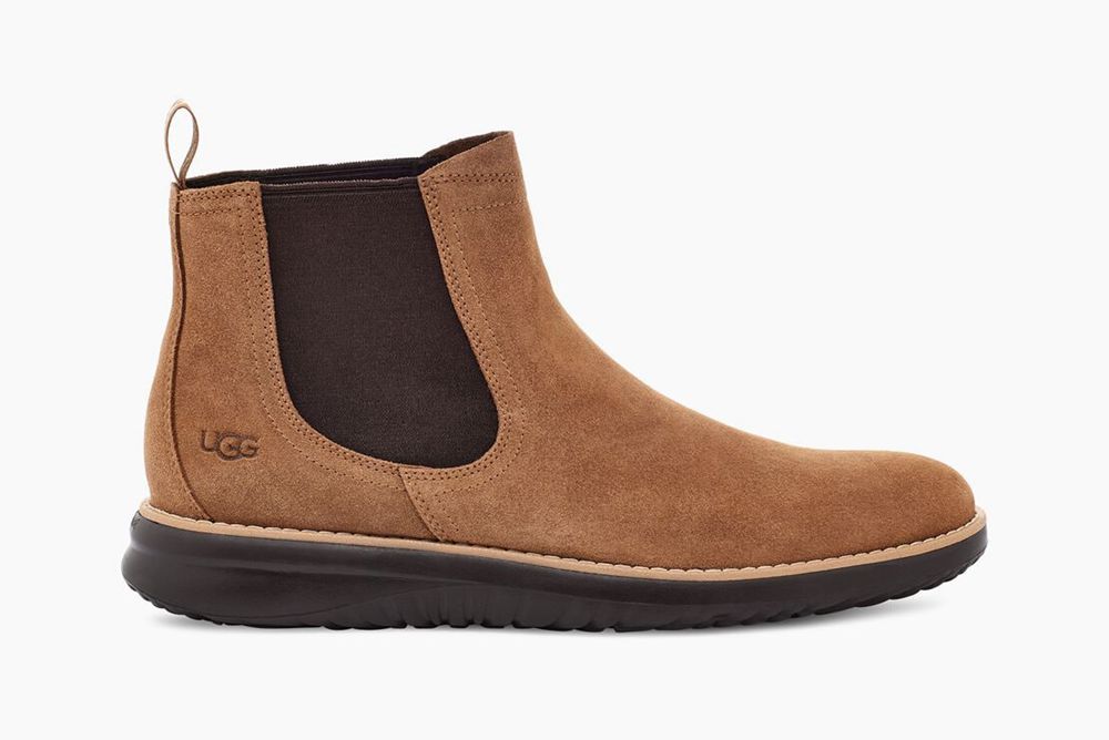 Ugg Union Weather - Mens Chelsea Boots - Brown - NZ (9620IRQYT)